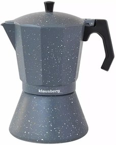 Προϊόν χωρίς συσκευασία: Καφετιέρα Espresso Xειρός Klausberg KB 7298, 12 φλιτζανιών, 600 ml, Επαγωγή, Γκρι