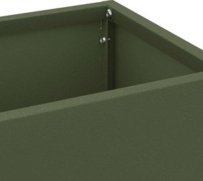 vidaXL Βάση ομπρέλας βροχής Ελιά 15,5 x 15,5 x 49 εκ Ατσάλι