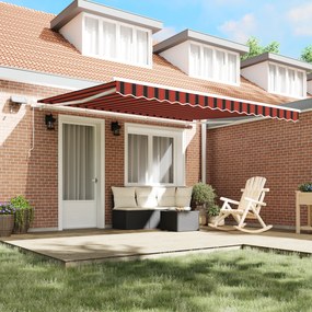 vidaXL Αυτόματη Τέντα Ανθρακί 350 x 250 cm