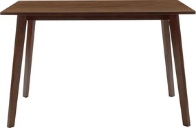Τραπέζι Benson pakoworld MDF σε καρυδί απόχρωση 120x75x75εκ