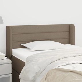 vidaXL Κεφαλάρι με Πτερύγια Taupe 103x16x78/88 εκ. Υφασμάτινο