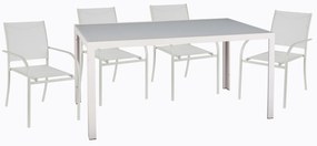 ΣΕΤ ΤΡΑΠΕΖΑΡΙΑΣ ΕΞ. ΧΩΡΟΥ 5ΤΜΧ OFER HM21030 ΛΕΥΚΟ ΜΕΤΑΛΛΟ-ΛΕΥΚΕΣ ΜΕΤΑΛ. ΠΟΛΥΘΡΟΝΕΣ