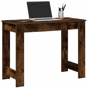 Γραφείο Καπνιστή Δρυς 100x45x75 εκ. από Επεξεργασμένο Ξύλο