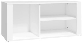 vidaXL Παπουτσοθήκη Λευκή 100 x 35 x 45 εκ. από Επεξεργασμένο Ξύλο