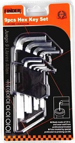 Κλειδιά Allen - 9pcs - Finder - 193124