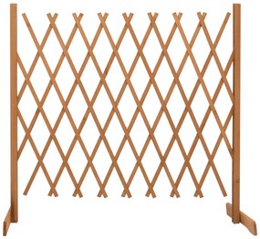vidaXL Καφασωτό Φράχτης Κήπου Πορτοκαλί 180x100 εκ. Μασίφ Ξύλο Ελάτης