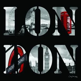 MarHome ΠΙΝΑΚΑΣ ΚΑΜΒΑΣ LONDON 60x60cm. 12/ΚΙΒ  16-14652