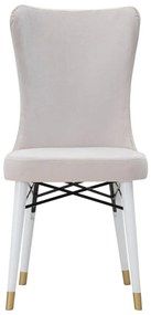 Καρέκλα 2τμχ Μπεζ MIMOZA 40x65x99