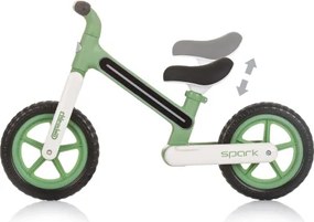 Spark Loopfiets met Lichteffect 12 Inch Junior Green