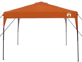 vidaXL Σκηνή Canopy Pop-up Πορτοκαλί 300 x 300 cm ύφασμα