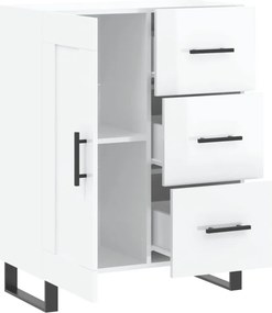 vidaXL Ντουλάπι Γυαλιστερό Λευκό 69,5x34x90 εκ. Επεξεργασμένο Ξύλο