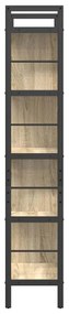 vidaXL Ράφι Βιβλίων Δρύς Sonoma 75 x 30 x 156 εκ. Επεξεργασμένο ξύλο