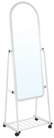 ROLLAND Big καθρέπτης δαπέδου Μεταλλικός Άσπρος 50x40x160cm Ε7188,2