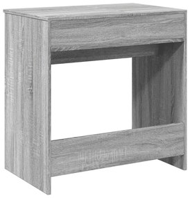 vidaXL Μπουντουάρ με Καθρέφτη Γκρι Sonoma 73x46,5x120 εκ.