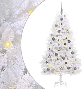 vidaXL Τεχνητό Χριστουγεννιάτικο Δέντρο Λευκό 90 x 90 x 180 cm