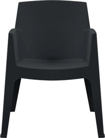 ΠΟΛΥΘΡΟΝΑ ΠΟΛΥΠΡΟΠΥΛΕΝΙΟΥ SLEEK HM6370.02 ΜΑΥΡΗ 68x63x82,5Υεκ.