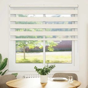 vidaXL Ζέβρα τυφλή μπεζ μάρμαρο Πλάτος υφάσματος 145,9 εκ. Πολυεστέρας