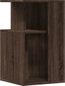 vidaXL Βοηθητικό Τραπέζι Καφέ Δρυς 35x35x60 εκ. Επεξεργασμένο Ξύλο