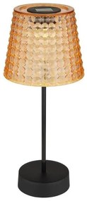 Ηλιακό Επιτραπέζιο Φωτιστικό LED 0,06W ΙΡ44 29cm Globo Lighting-36634-2A-Μαύρο-Χρυσό 36634-2A
