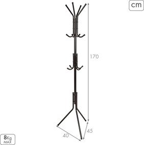 Ράφι παλτών Max Home Μέταλλο (4 Μονάδες)