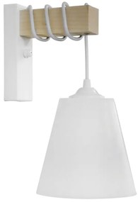 Απλίκα Τοίχου Heronia FUN-01 31-1231 Wood/White