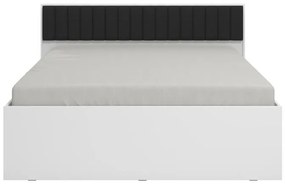 Ξύλινο Κρεβάτι Varadero 160 Λευκό - Γκρί 160x200 εκ. 175x206x92 εκ.