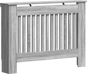 vidaXL Καπάκι Καλοριφέρ Γκρίζο Σονομα 112 x 19 x 81,5 cm