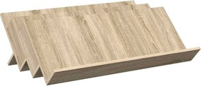 vidaXL Ράφι Περιοδικών με ράφι Δρύς Sonoma 90 x 53 x 28,5 εκ