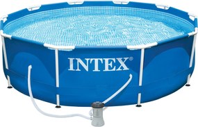 Intex Φουσκωτή Πισίνα Στρογγυλή με φίλτρο για Εξωτερικό χώρο, 305x76cm, (28202)