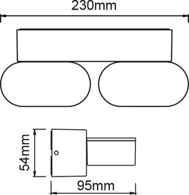 Απλίκα κήπου LED Latch Plus