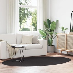 vidaXL Χαλιά ""HUARTE"" Μαύρο 160x230 cm Οβάλ