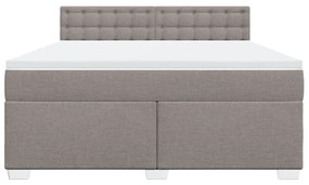 ΚΡΕΒΑΤΙ BOXSPRING ΜΕ ΣΤΡΩΜΑ TAUPE 180X200 ΕΚ. ΥΦΑΣΜΑΤΙΝΟ 3285985