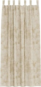 vidaXL Βελούδινες Κουρτίνες 2 pcs Κρεμ 260 x 140 εκ. Βελούδο