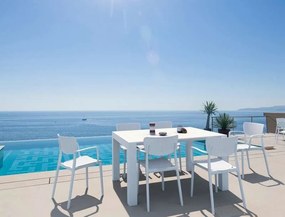 Πολυθρόνα Πολυπροπυλενίου Loft White 54X53X82εκ.
