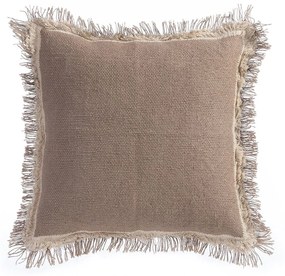 Μαξιλάρι Διακοσμητικό (Με Γέμιση) Klingon Beige Nef-Nef 60Χ60 Cotton,Jute