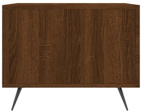 Τραπεζάκια Σαλονιού 2 τεμ Brown Oak 50x50x40 εκ Επεξ. Ξύλο - Καφέ