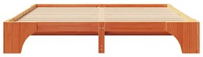 vidaXL Σκελετός Κρεβατιού Καφέ κεριού 180 x 200 cm Μασίφ ξύλο πεύκου