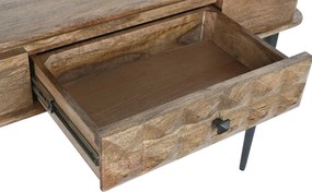 Έπιπλο Εισόδου DKD Home Decor Μαύρο 116 x 40 x 77 cm