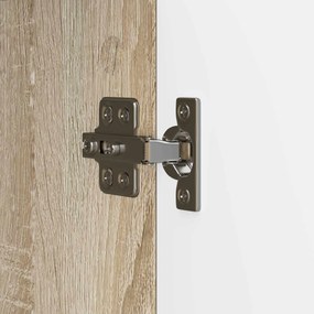vidaXL Πλαϊνό γραφείο Sonoma Δρυς 89 x 34,5 x 80 εκ Επεξεργασμένο Ξύλο