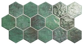 Karag Hex Πλακάκι Δαπέδου/ Κουζίνας / Μπάνιου Ματ 51x26.5cm Zellige Τιμή τετραγωνικού 49€/ Συσκευασία 0,95m2, 7 τεμάχια