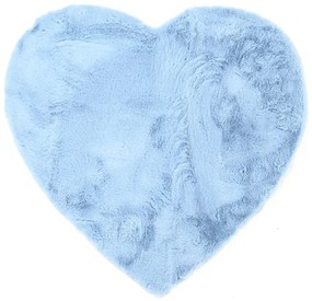 Παιδικό Γούνινο Χαλί (100x100) Royal Carpet Bunny Kids Heart Blue