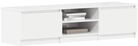 vidaXL Έπιπλο Τηλεόρασης Γυαλιστερό Λευκό 140x40x35,5 εκ. Επεξ. Ξύλο
