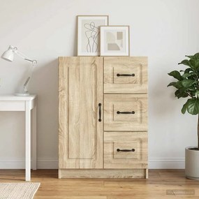 vidaXL Πλαϊνό γραφείο με συρτάρι Sonoma Δρυς 66 x 34,5 x 87 εκ.