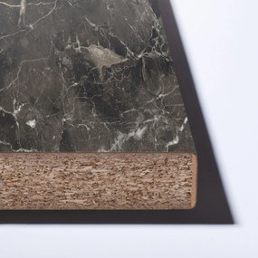 Πάγκος Κουζίνας Μαύρο Εφέ Μαρμάρου 120x60x2.8cm