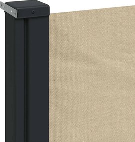 vidaXL Σκίαστρο Πλαϊνό Συρόμενο Μπεζ 117 x 300 εκ.