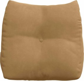 vidaXL Μαξιλάρι Πλάτης Καφέ 45 x 24 x 50 εκ Βελούδο