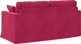 vidaXL Καναπές Κόκκινο