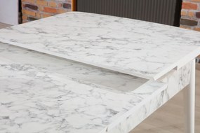 Extendable Dining Table Carrara - White, Grey White
Grey