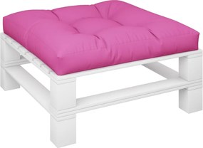 vidaXL Μαξιλάρι Παλέτας Ροζ 70 x 70 x 12 εκ. Υφασμάτινο