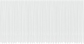 vidaXL Κουρτίνα Δαντέλας με κουρτίνες Λευκό 260 x 900 εκ Πολυεστέρας
